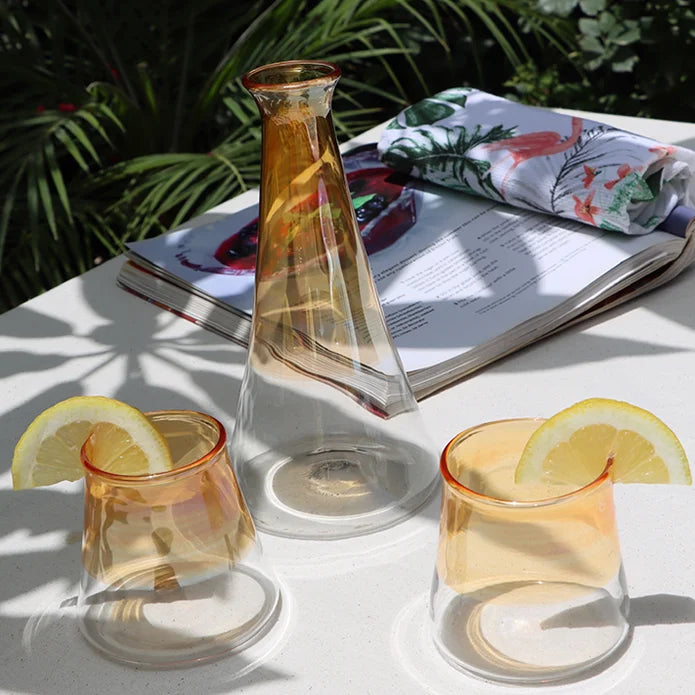 The Bloom Glass Drinking Set – Dutch Blooms