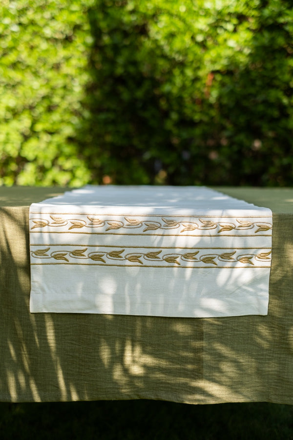 Lotus Chain Table Runner