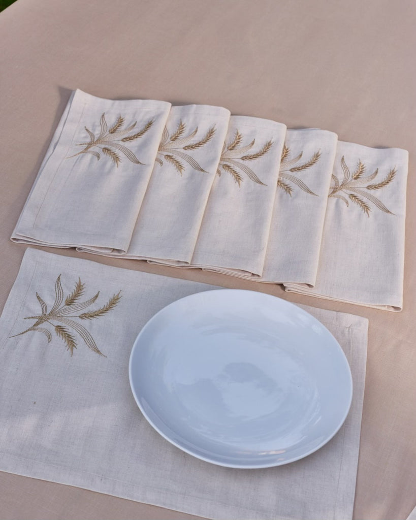 Golden Harvest Placemats Set