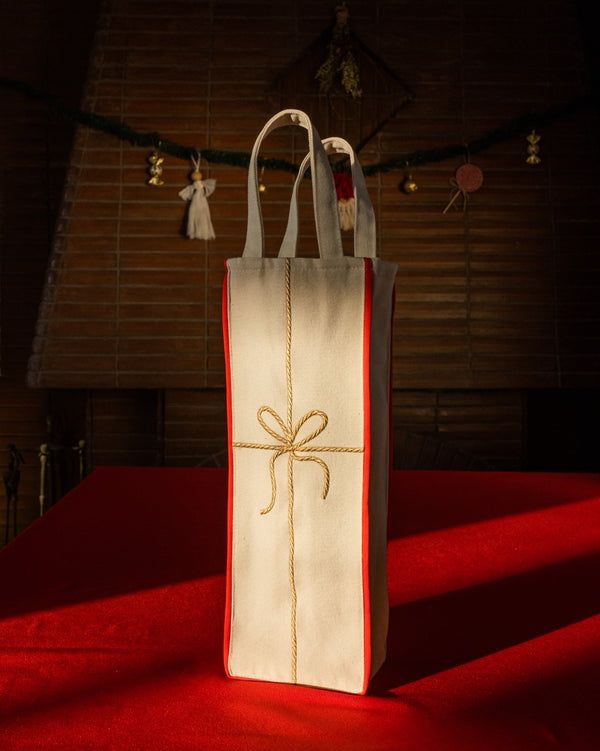 Ribbon Bottle Bag