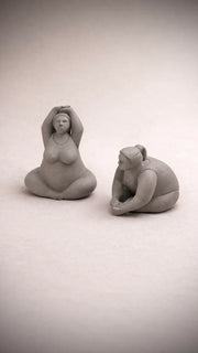 Curvy Yoga Statue