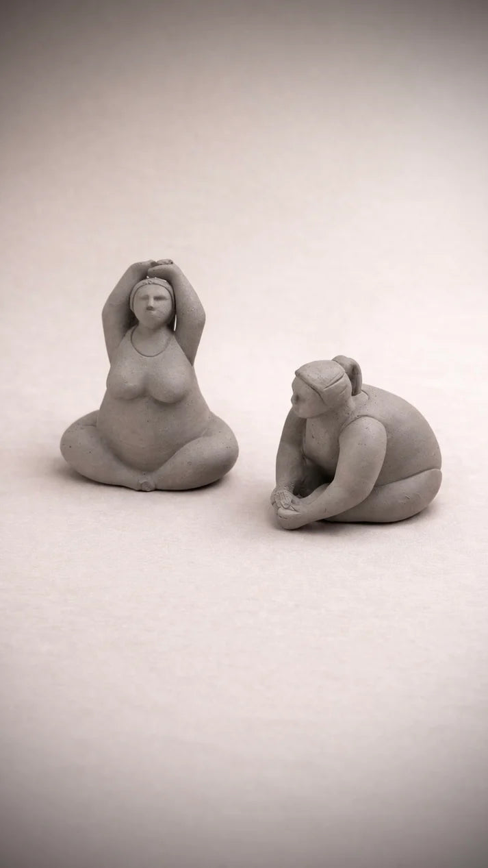 Curvy Yoga Statue