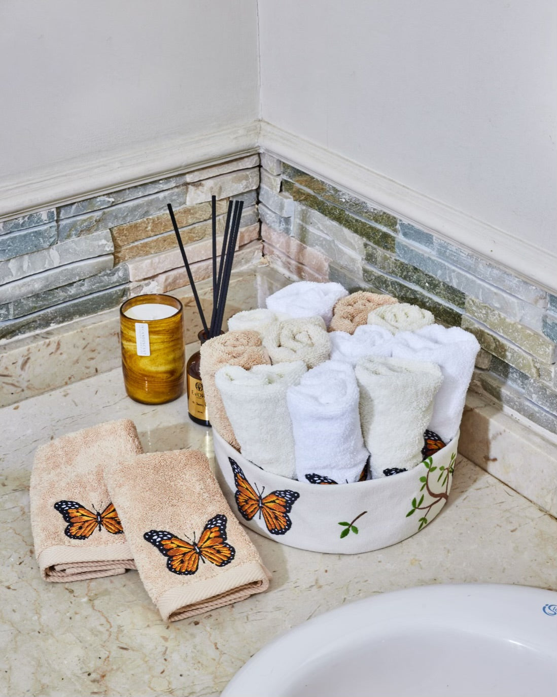 Flutter Guest Towels Set