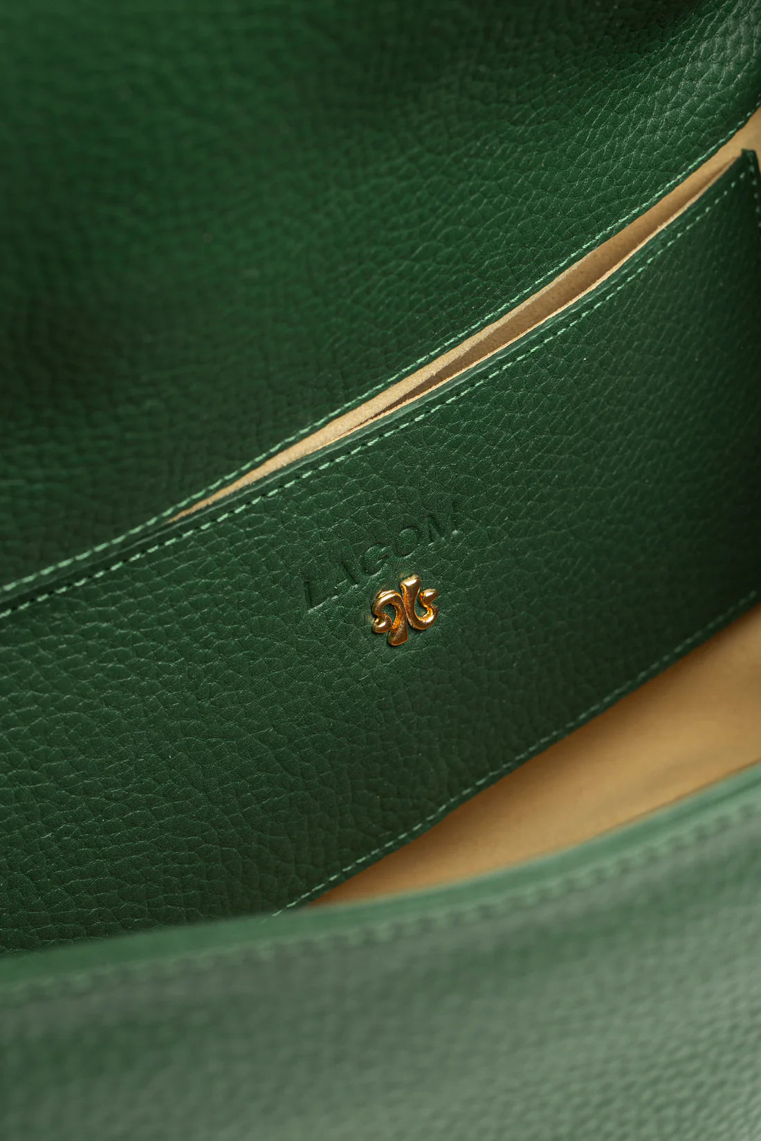 Lagom — Bära Forest Green Clutch
