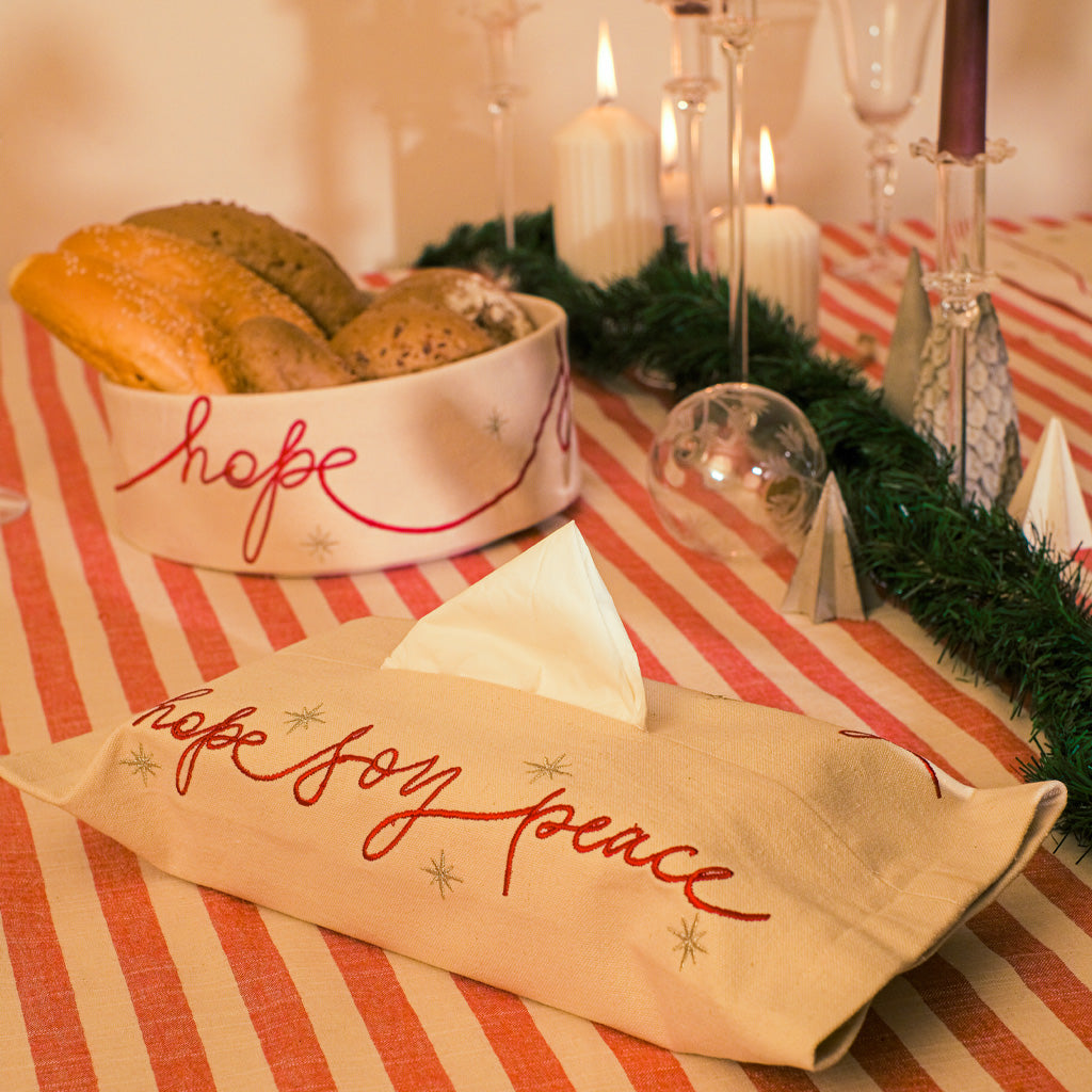 Holiday Harmony Tissue Box Cover