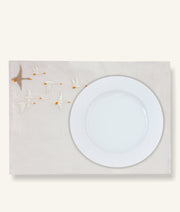 Feather Flock Placemats Set