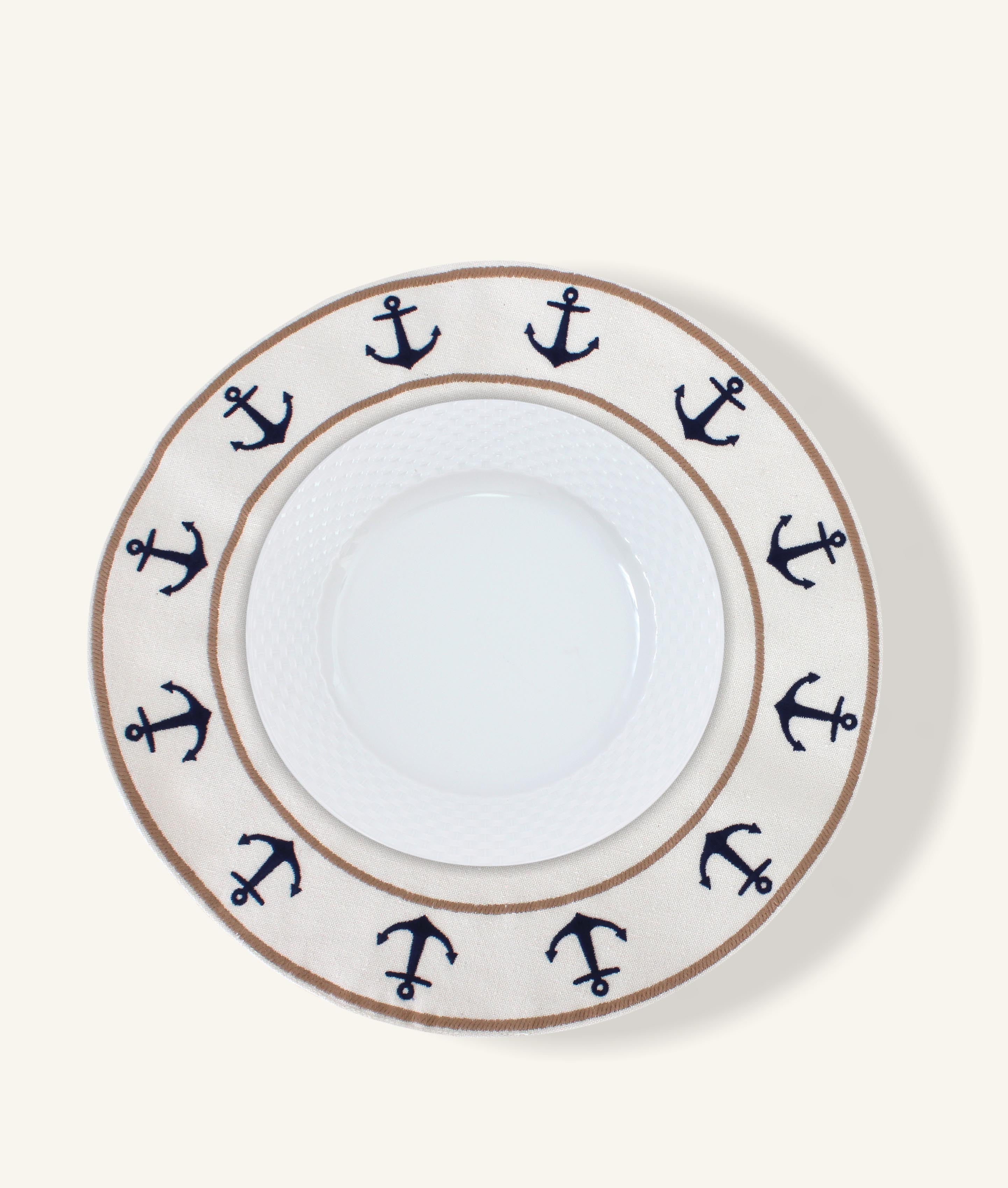 Salty Anchor Placemats Set