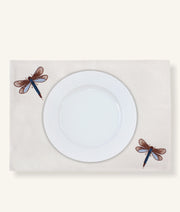 Dragonfly Glow Placemats Set