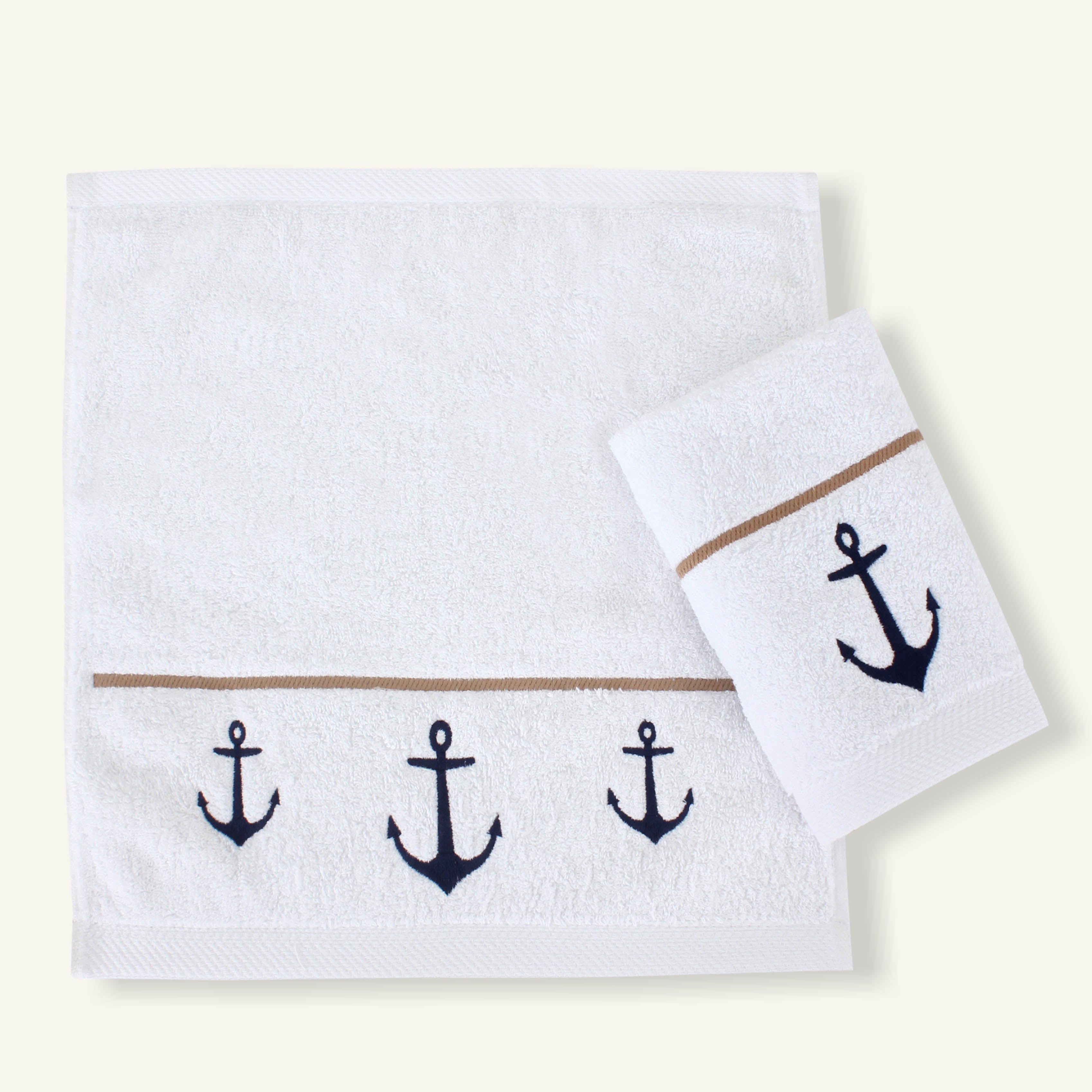 Salty Anchor Guest Towels Set