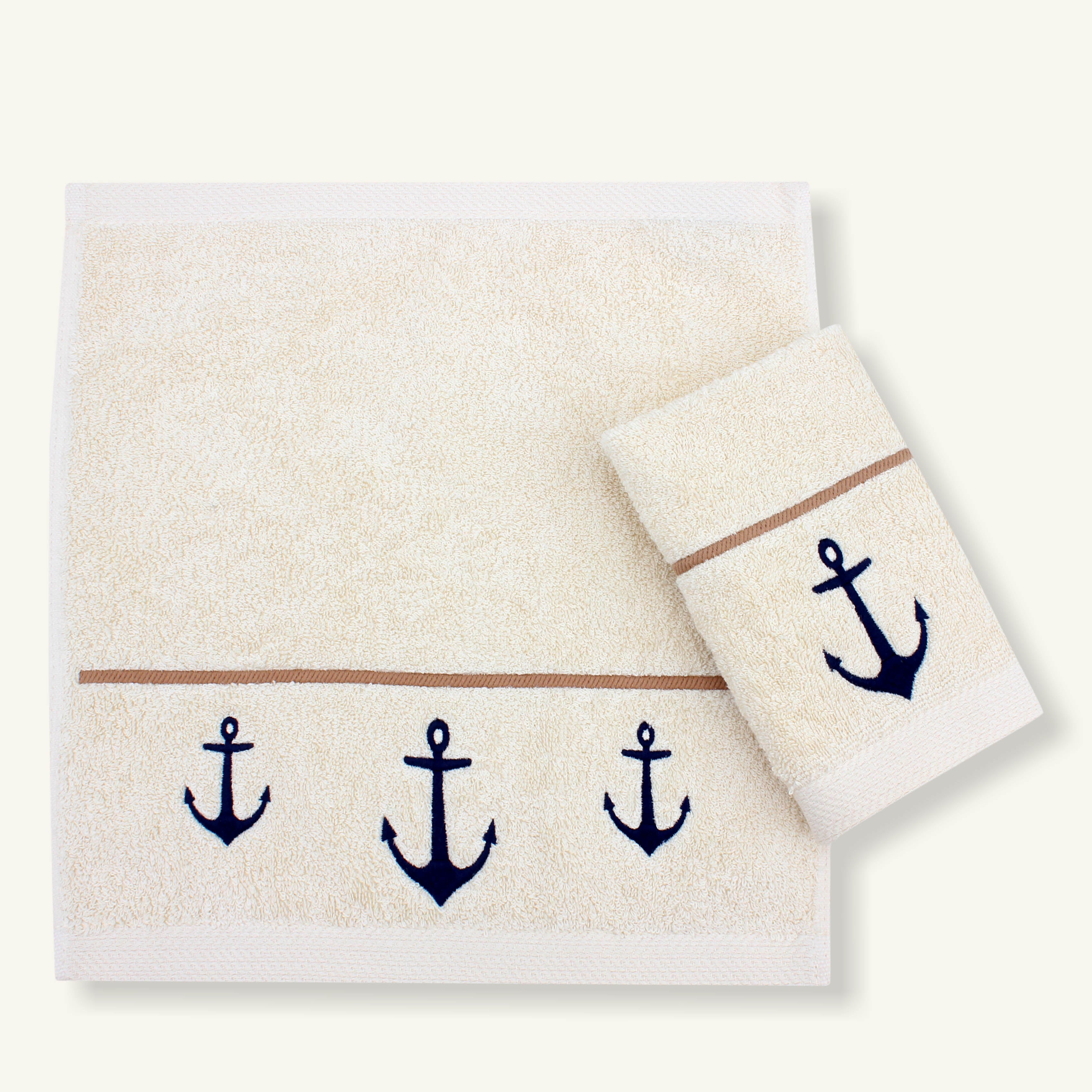 Salty Anchor Guest Towels Set