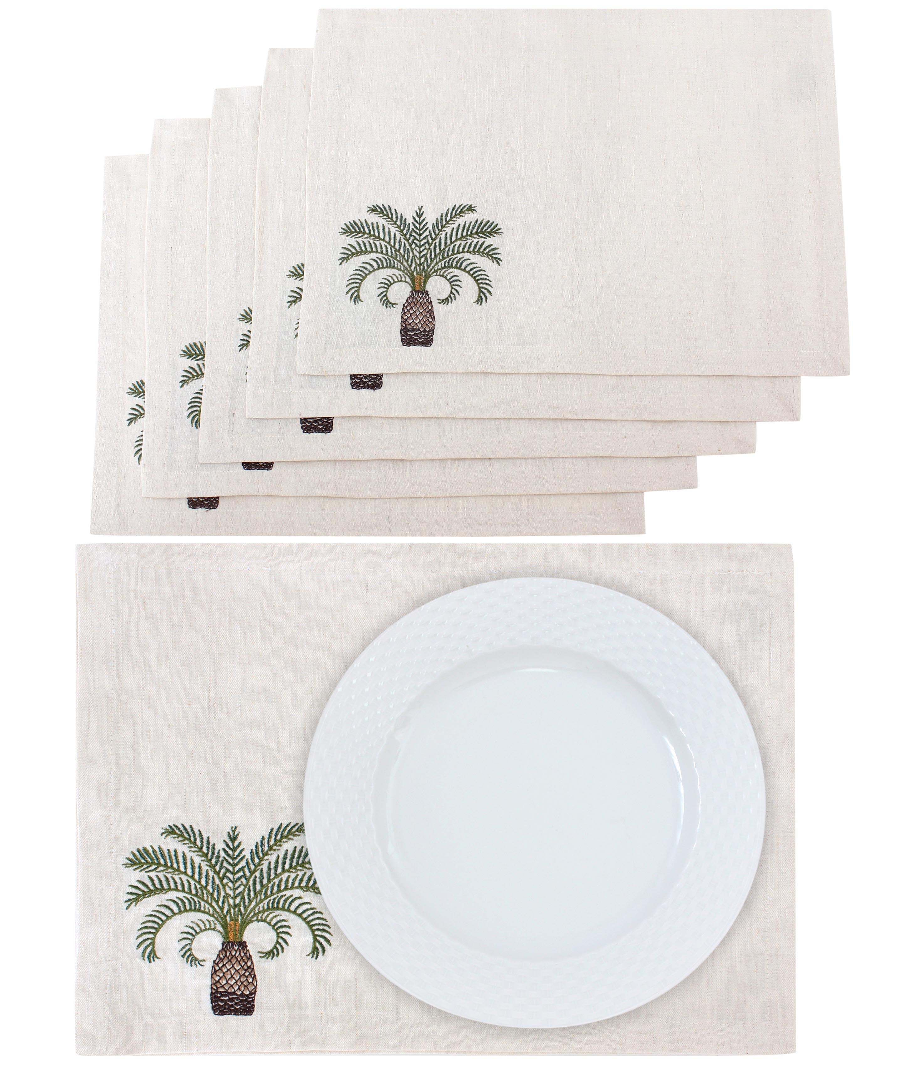Lina Linen Placemats Set