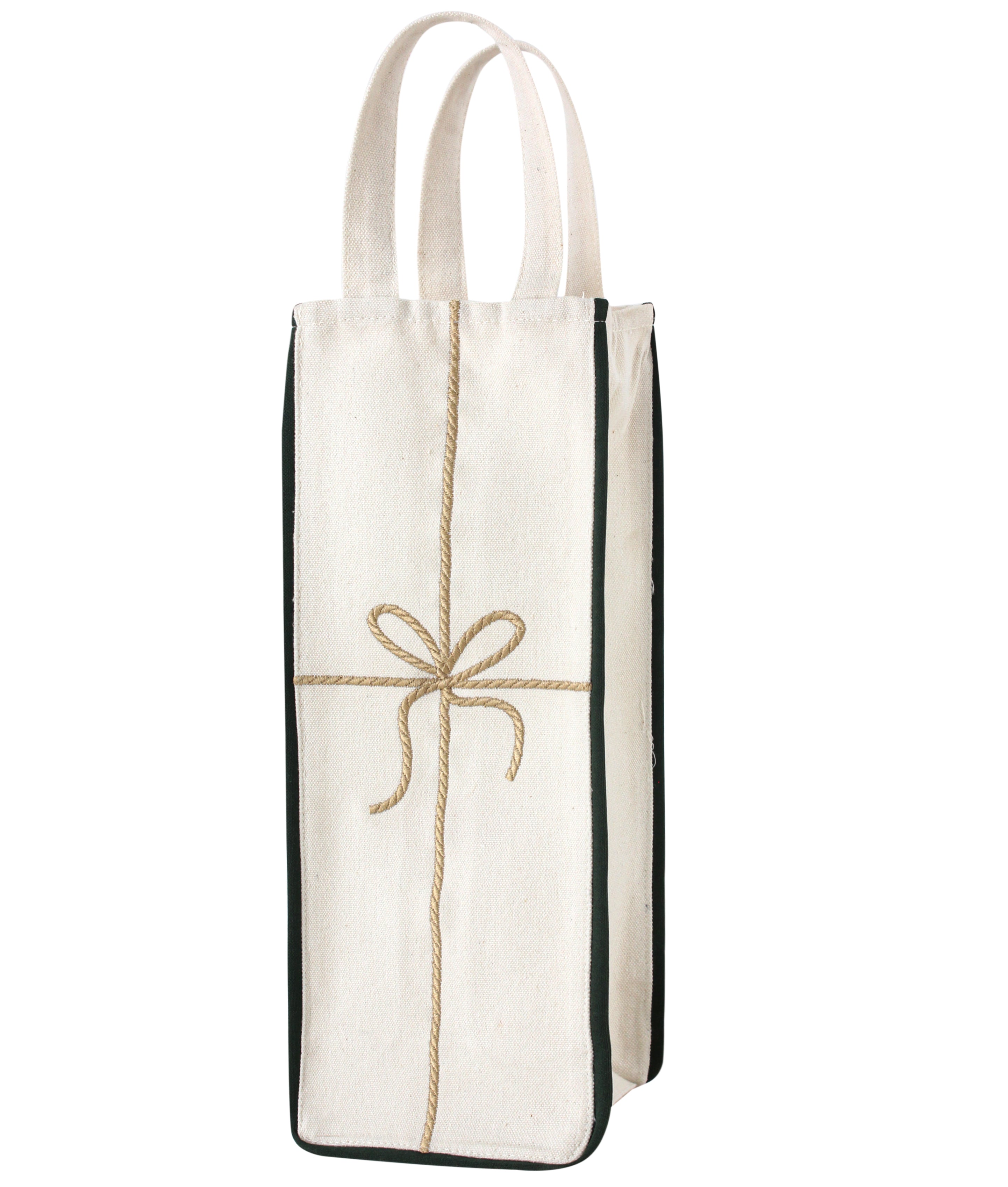 Golden Ribbon Bottle Bag