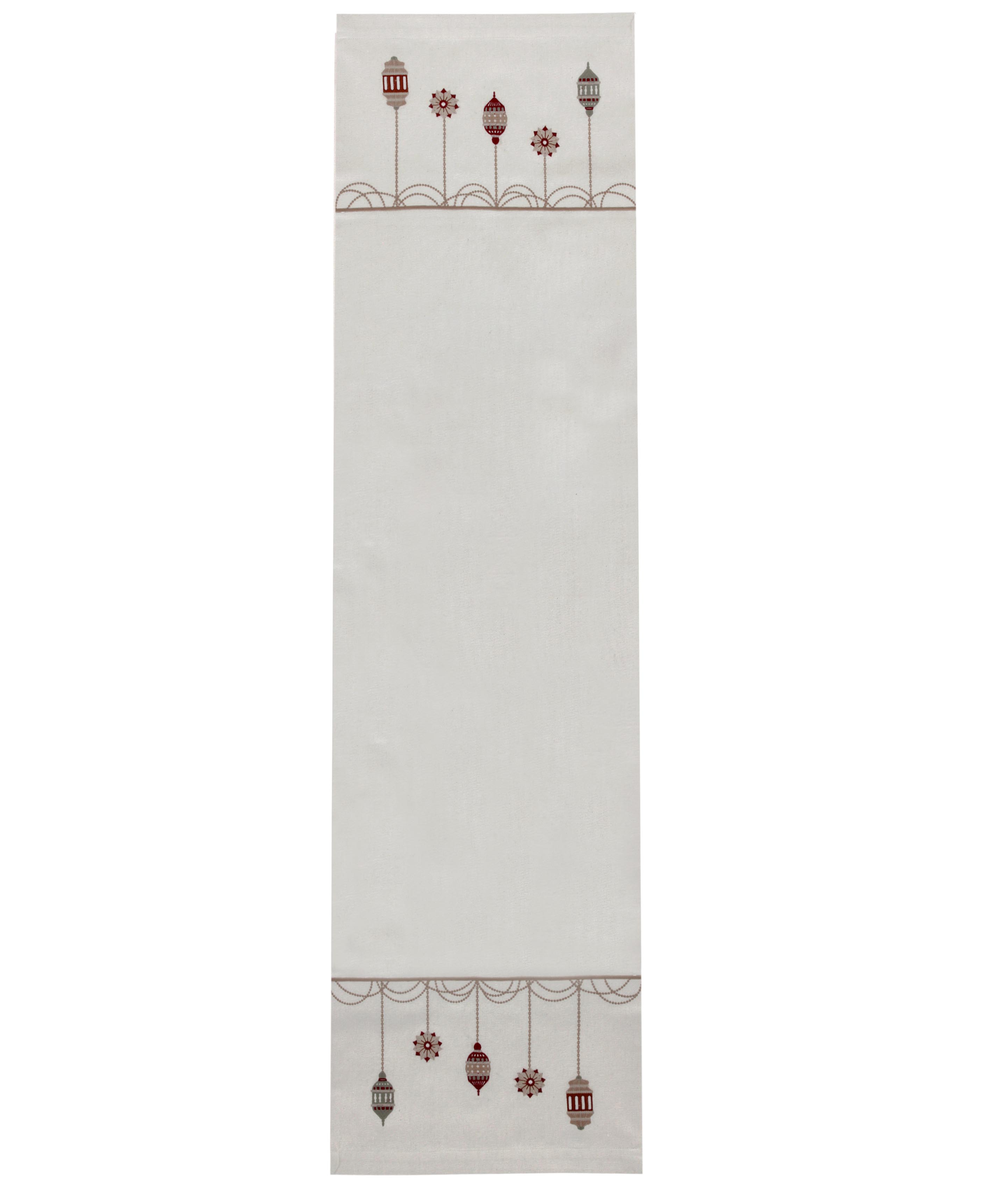 Earthy Lanterns Table Runner