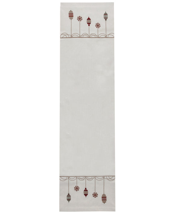 Earthy Lanterns Table Runner