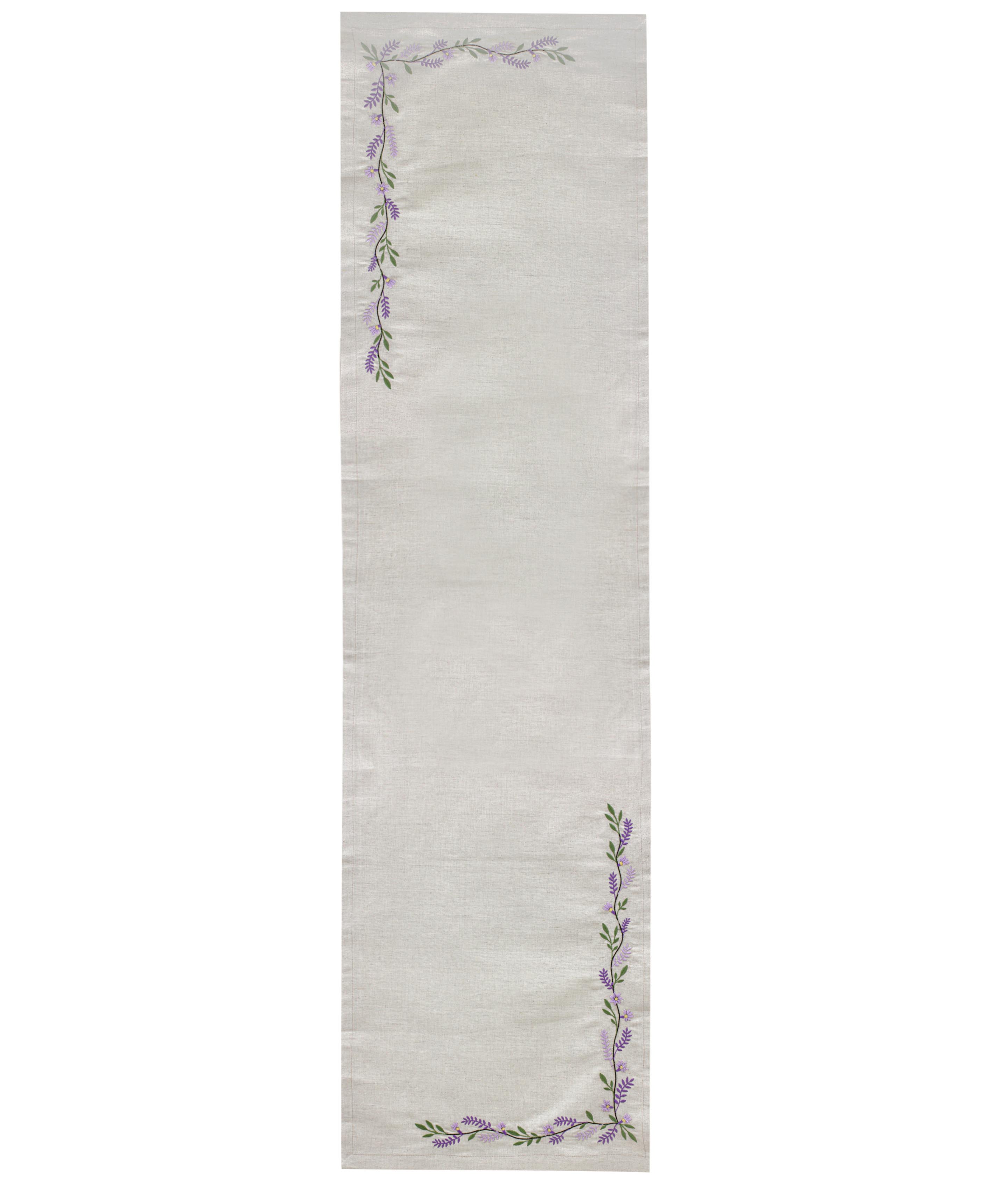 Lavender Bloom Table Runner