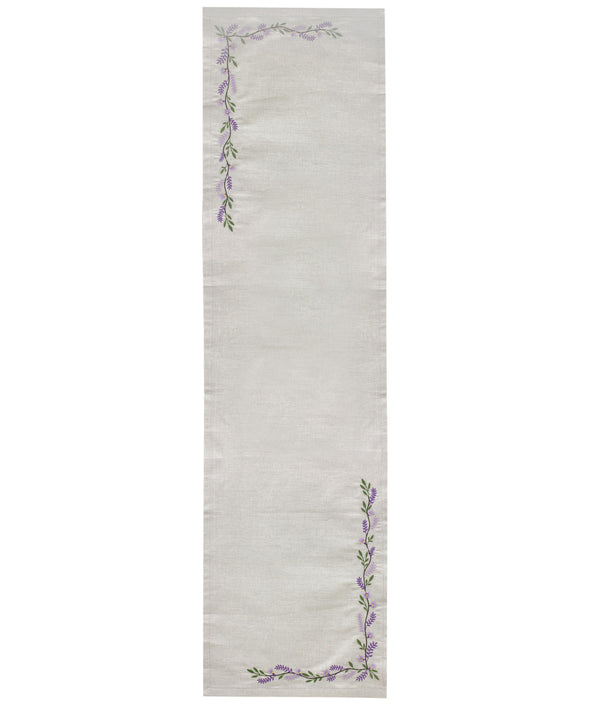 Lavender Bloom Table Runner