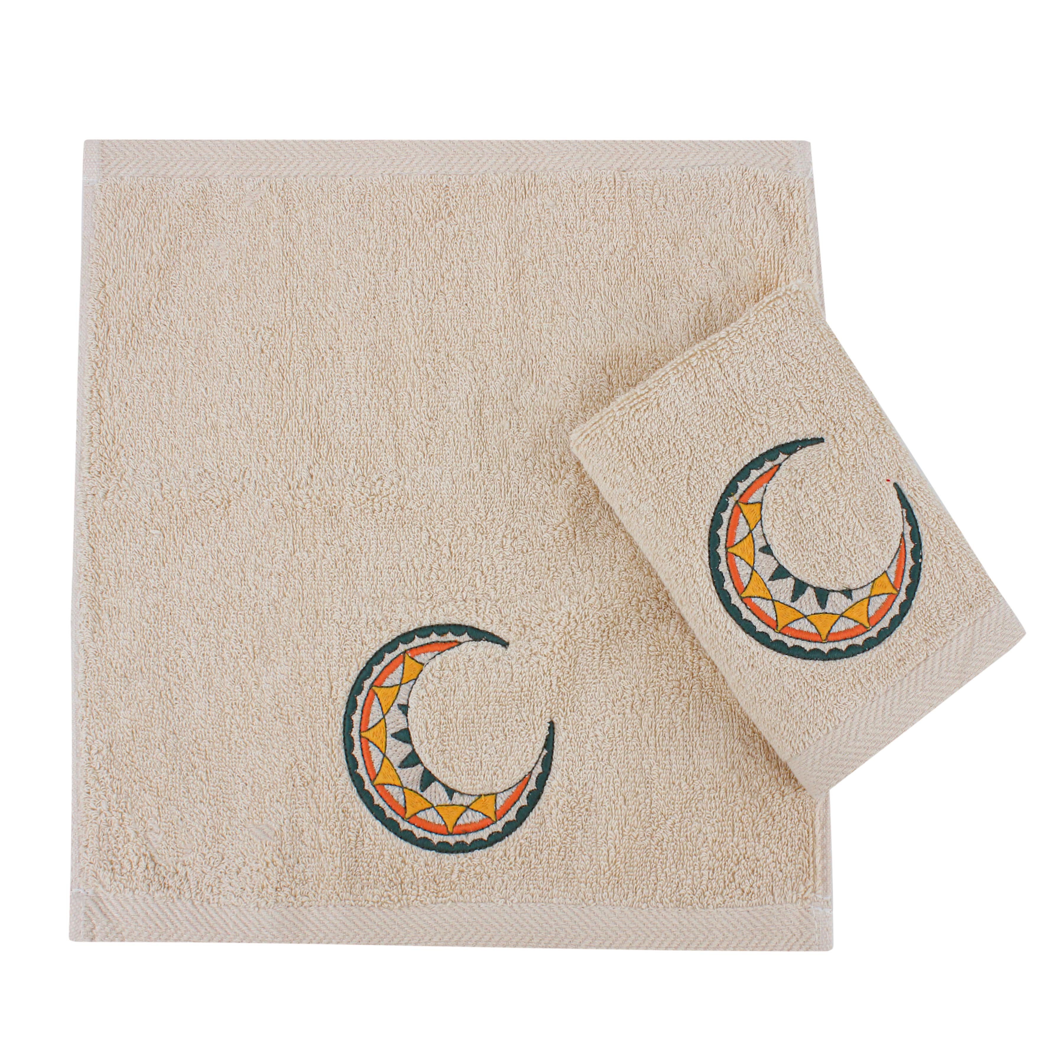 Radiant Crescent Guest Towels Set
