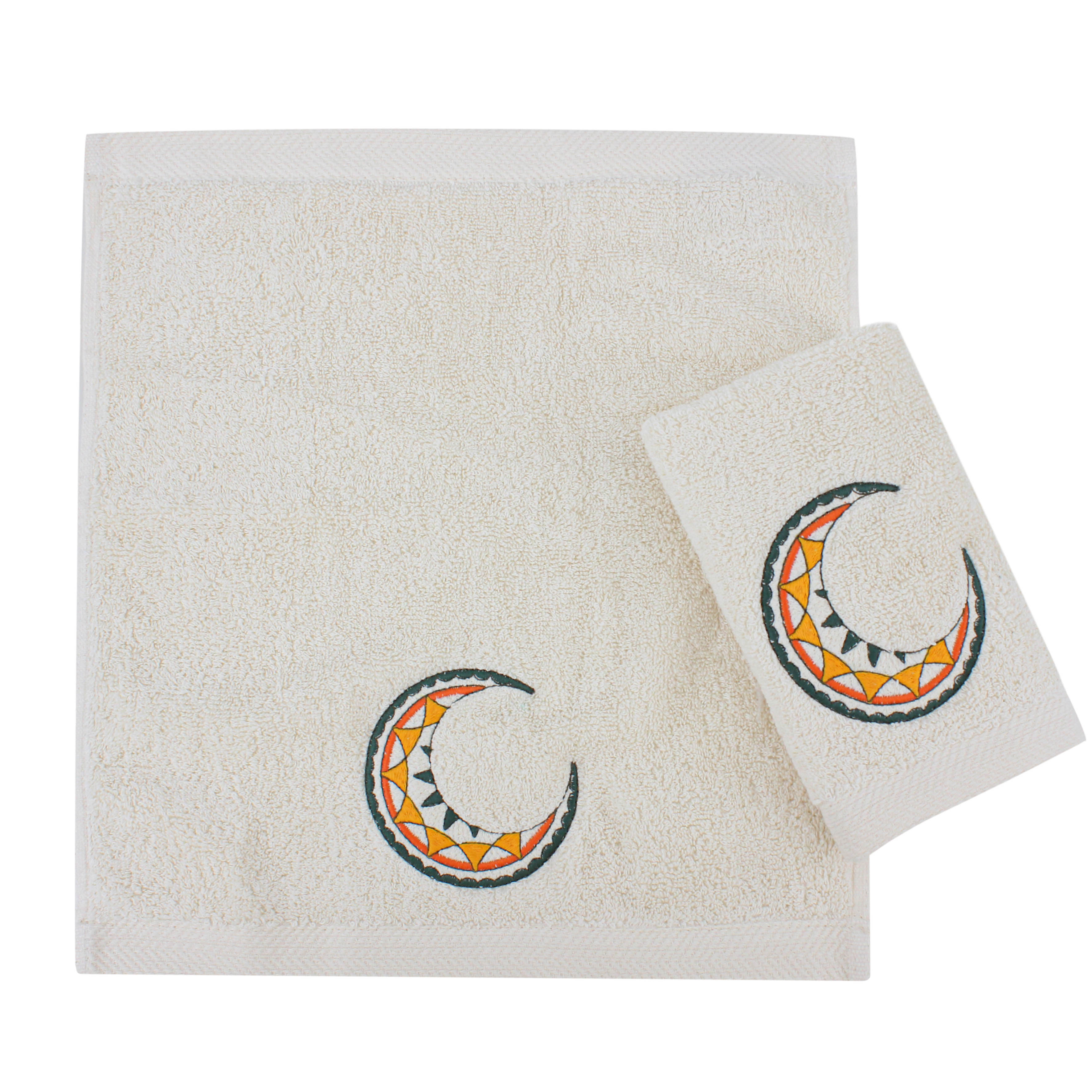 Radiant Crescent Guest Towels Set