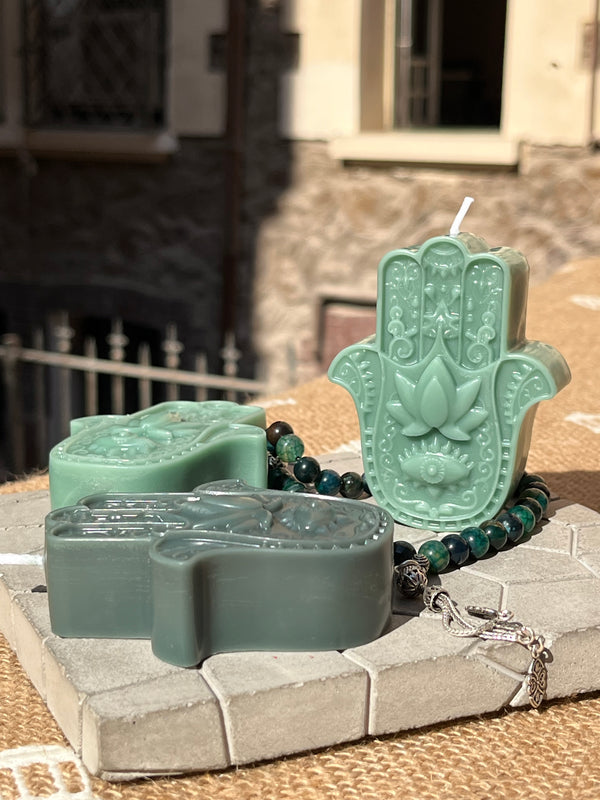 Hamsa Candle Set