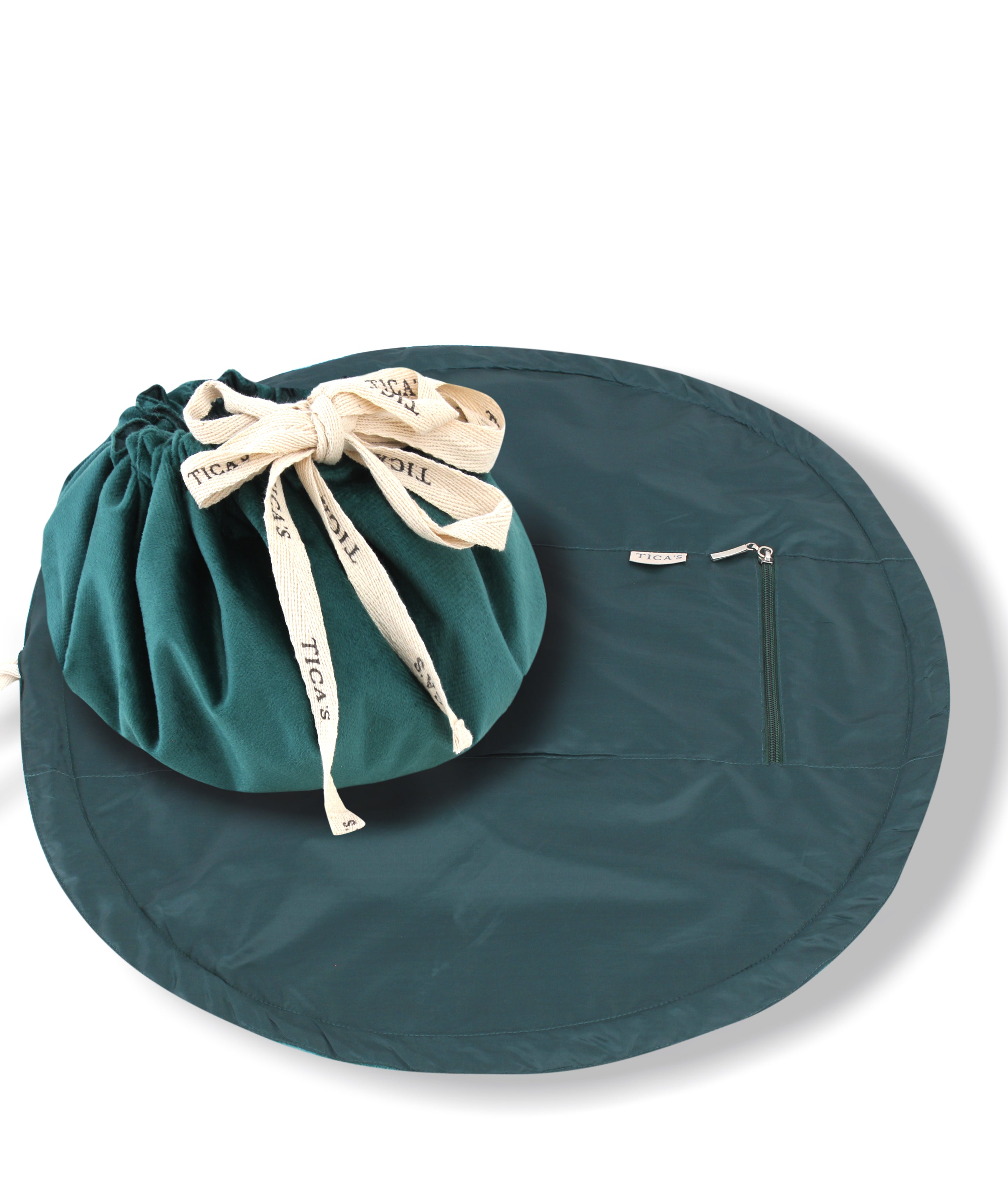 Emerald Halo Makeup Pouch