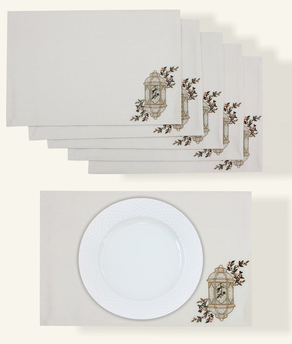 Blooming Lantern Placemat Set