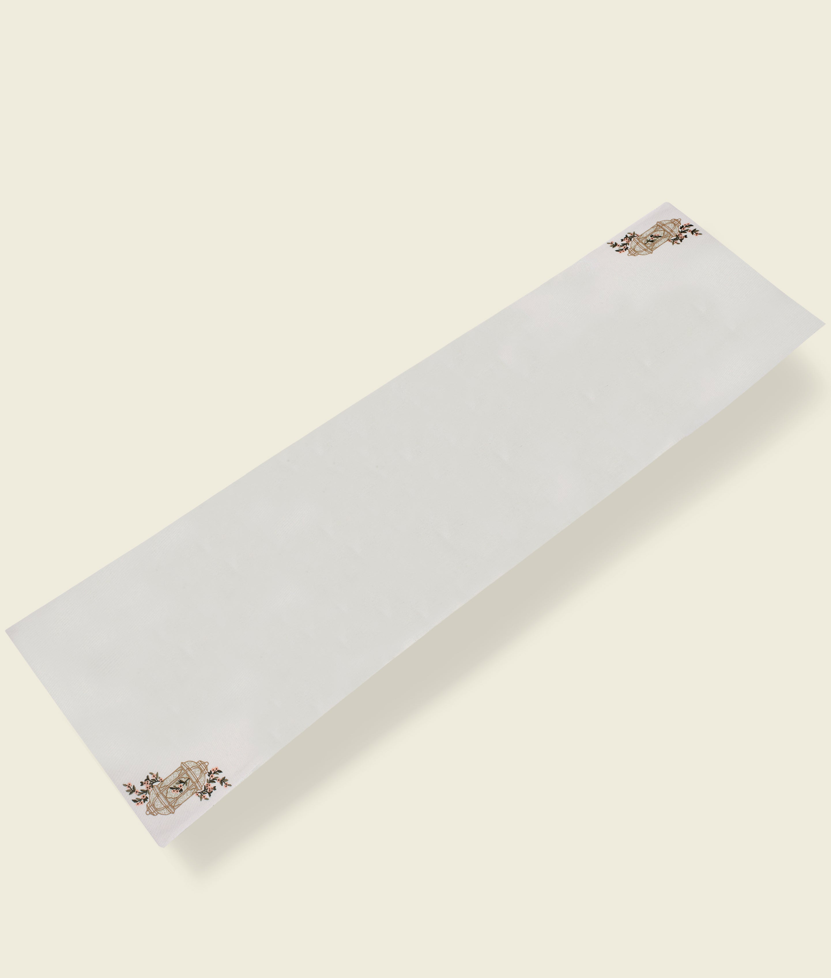 Blooming Lantern Table Runner
