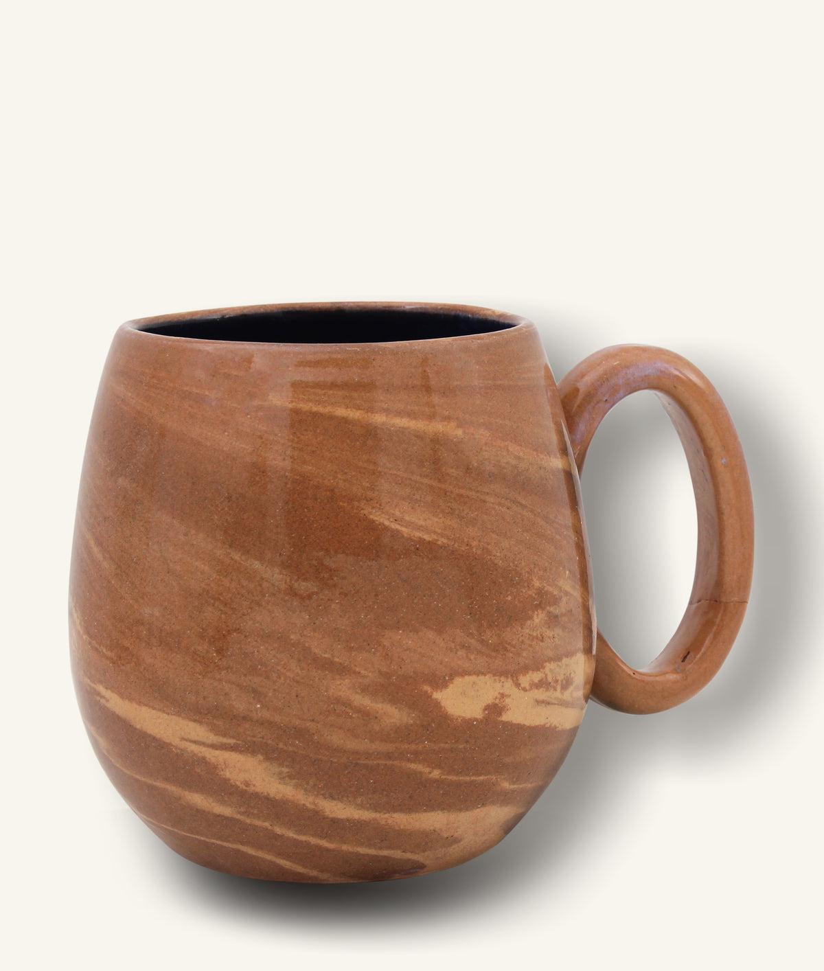 Brown Marble Effect Mug
