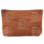 Burnt Orange Velvet Soleil Pouch