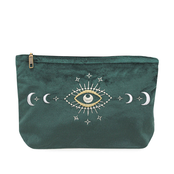 Emerald Velvet Lunara Pouch