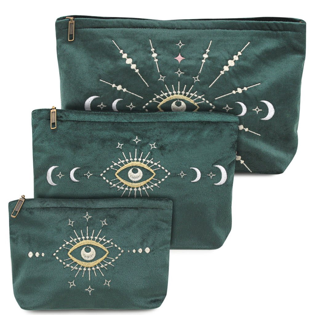 Emerald Velvet Lunara Pouch