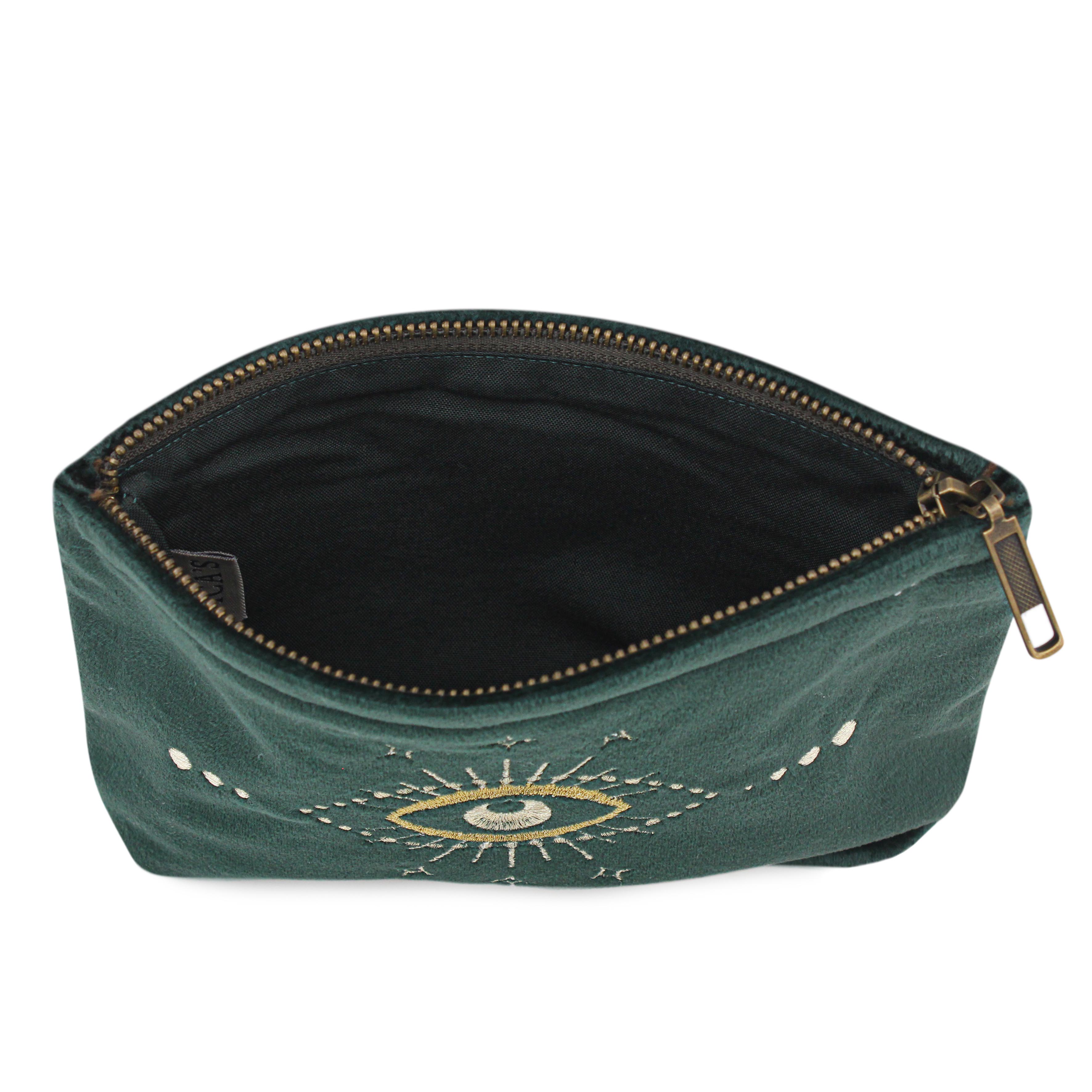 Emerald Velvet Lunara Pouch