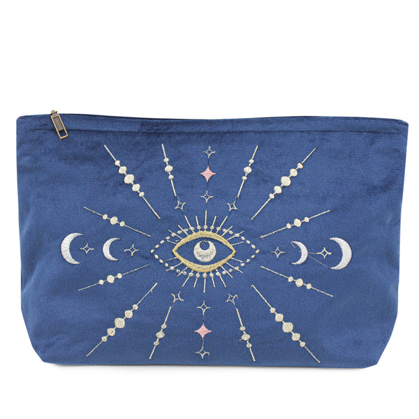 Sapphire Velvet Lunara Pouch