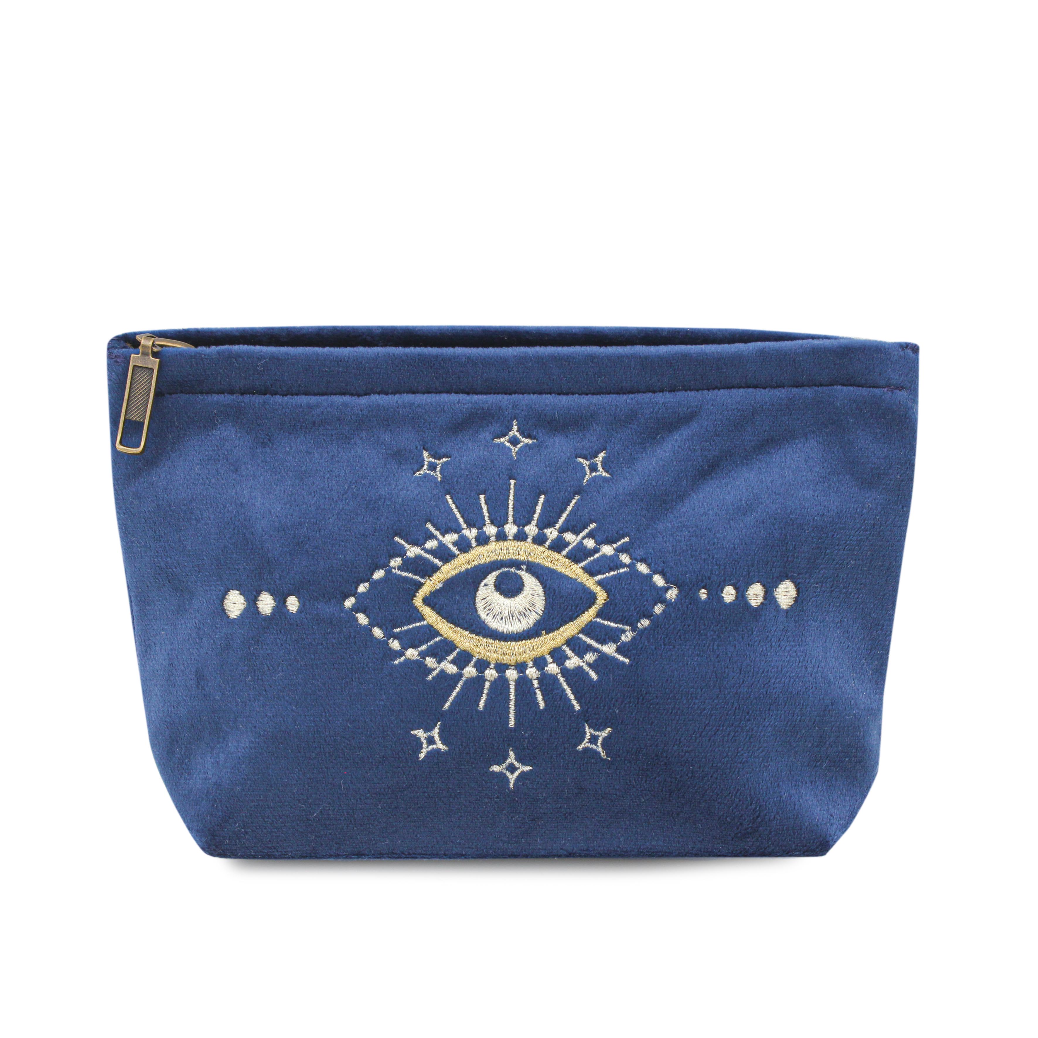 Sapphire Velvet Lunara Pouch
