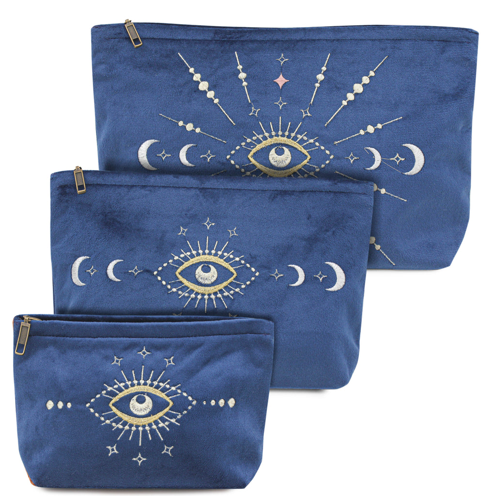 Sapphire Velvet Lunara Pouch