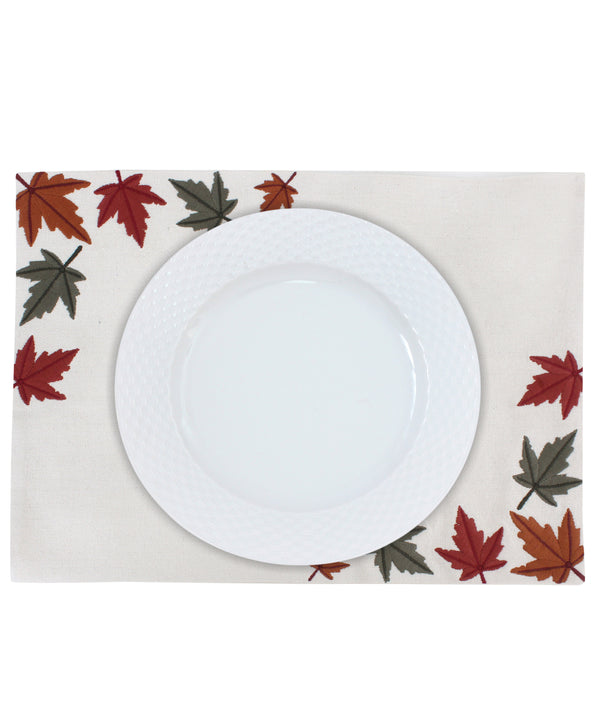 Maple Leaves Placemats Set