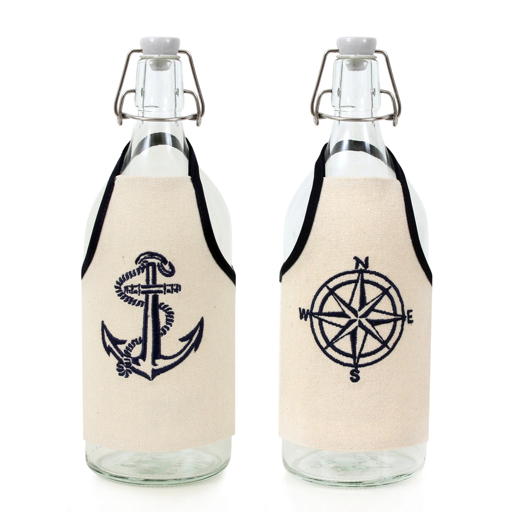 Nautical Bottle Aprons Set