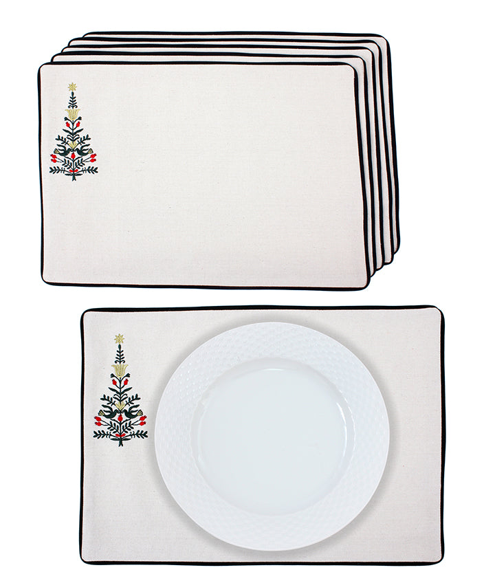 Peaceful Christmas Placemats Set