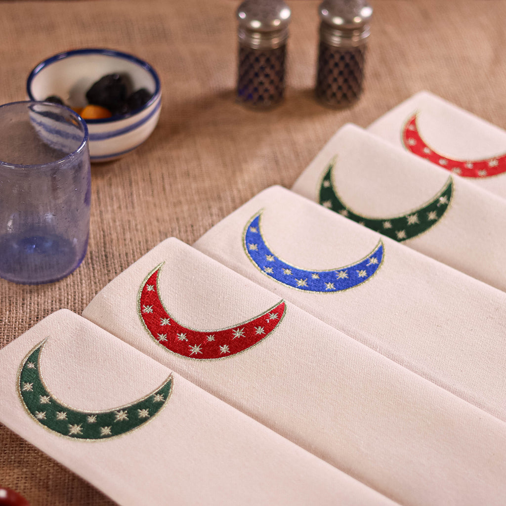 Sparkling Crescent Placemat Set