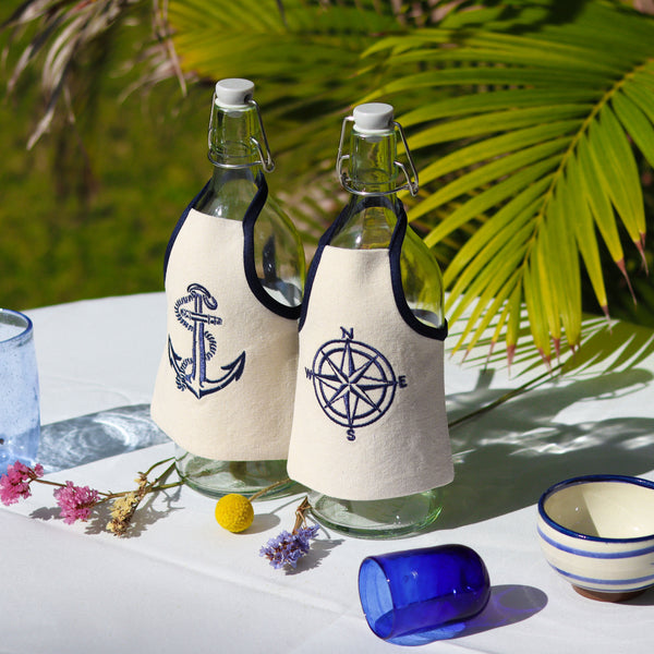 Nautical Bottle Aprons Set