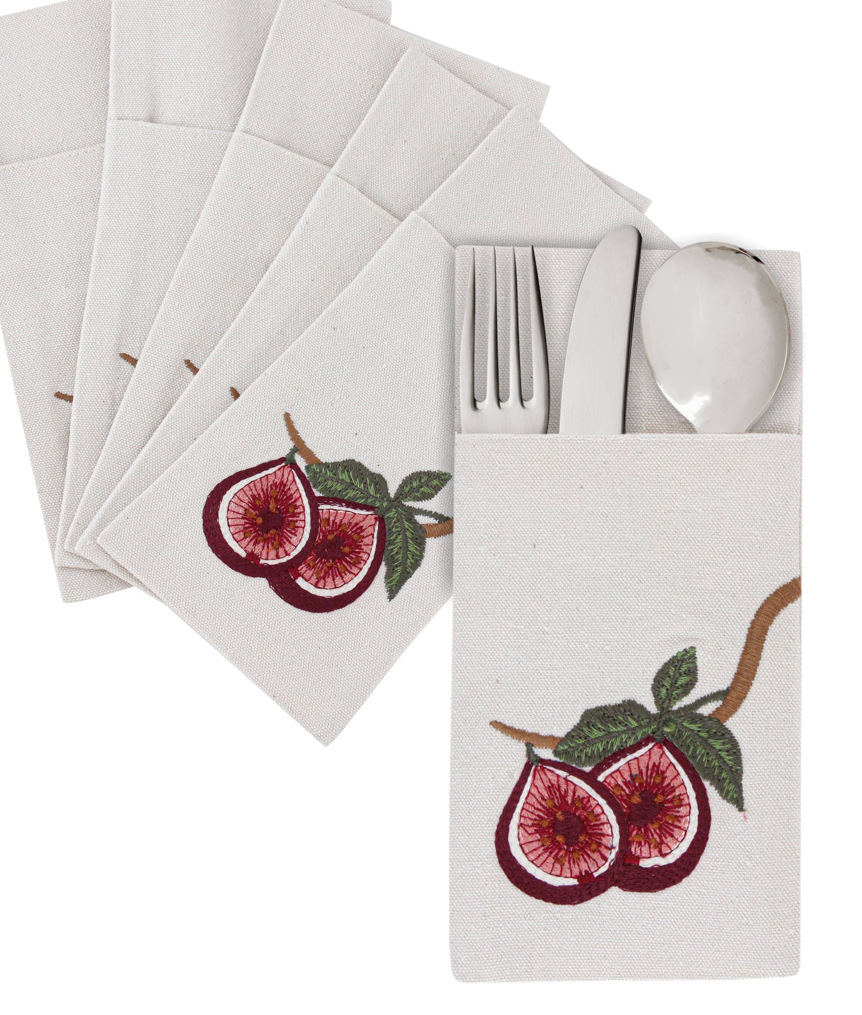 Fig Field Cutlery Holder Set