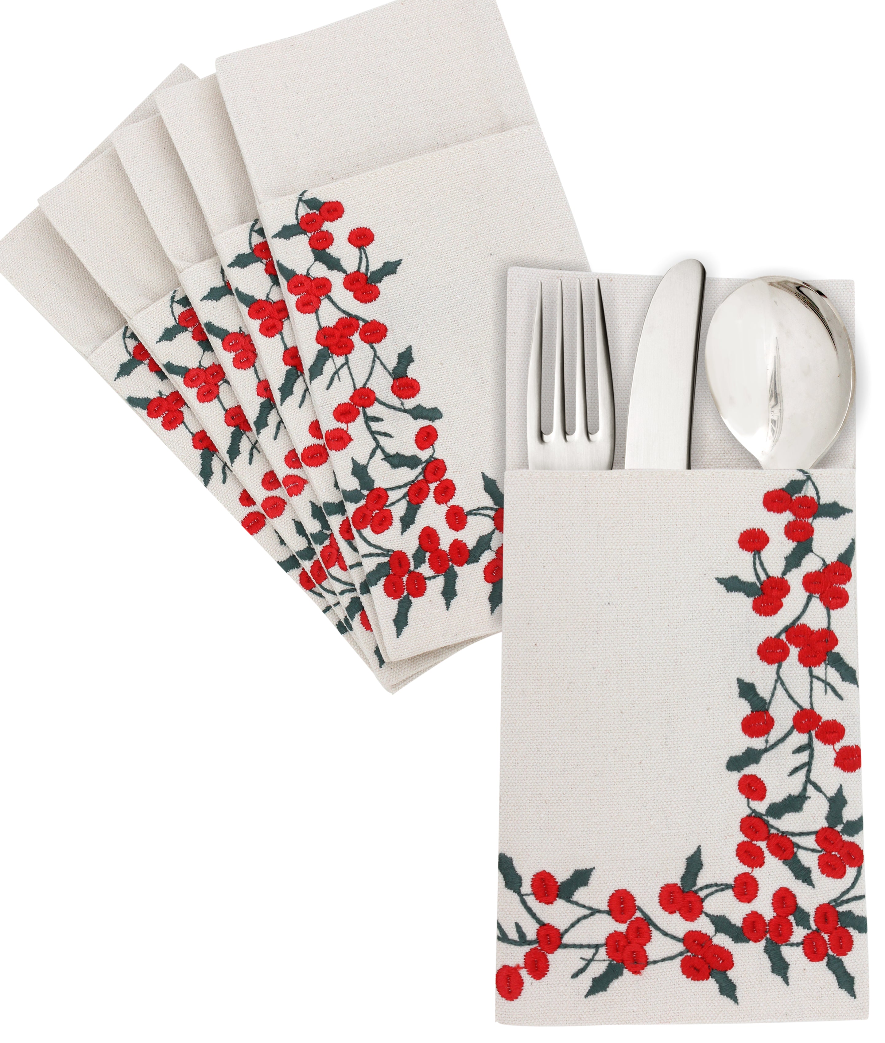 Berry Bliss Cutlery Holder Set