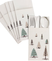 Whimsical Winter Cutlery Holder Set