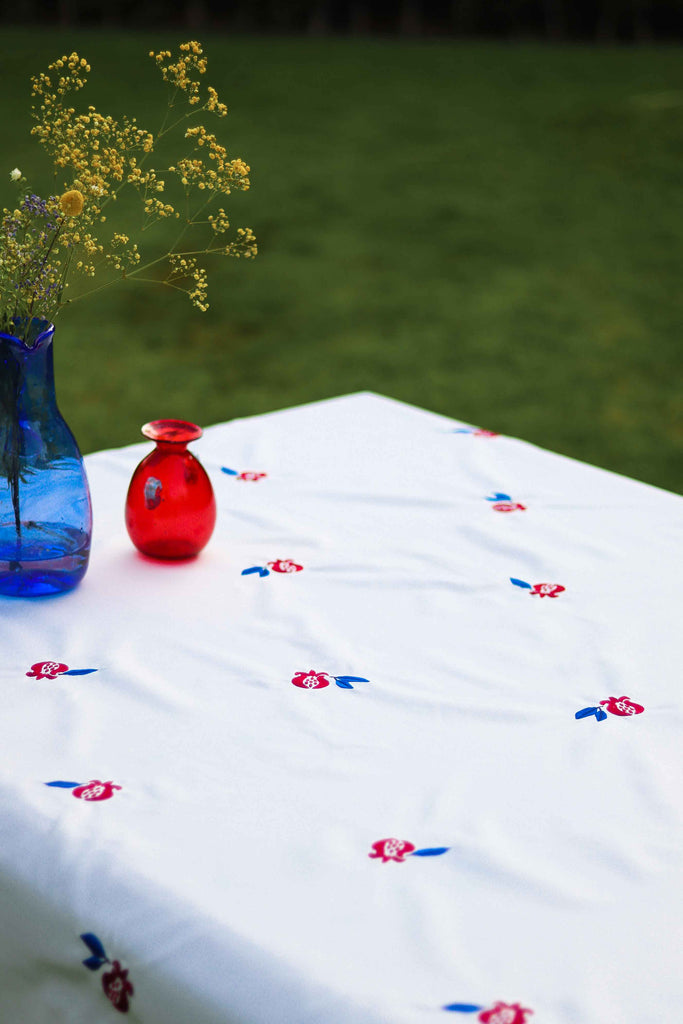 Pomegranate Field Tablecloth