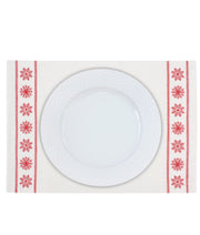 Red Snowfall Placemat Set