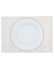 White Snowfall Placemat Set