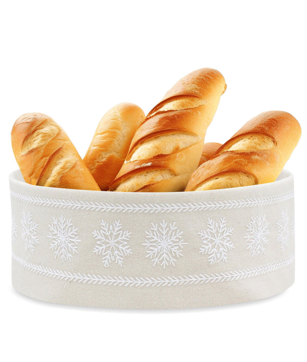 White Snowfall Breadbasket