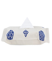 Bleu Blanc Tissue Box Cover