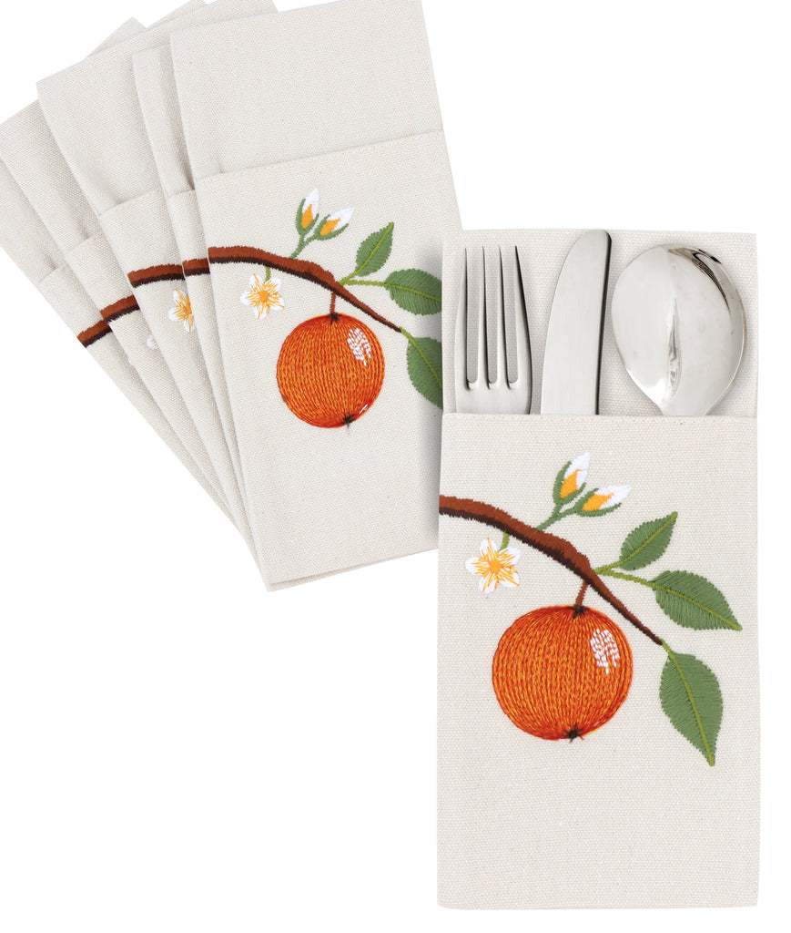 Citrus Dream Cutlery Holder Set