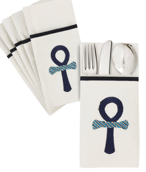 Ankh Cutlery Holder Set