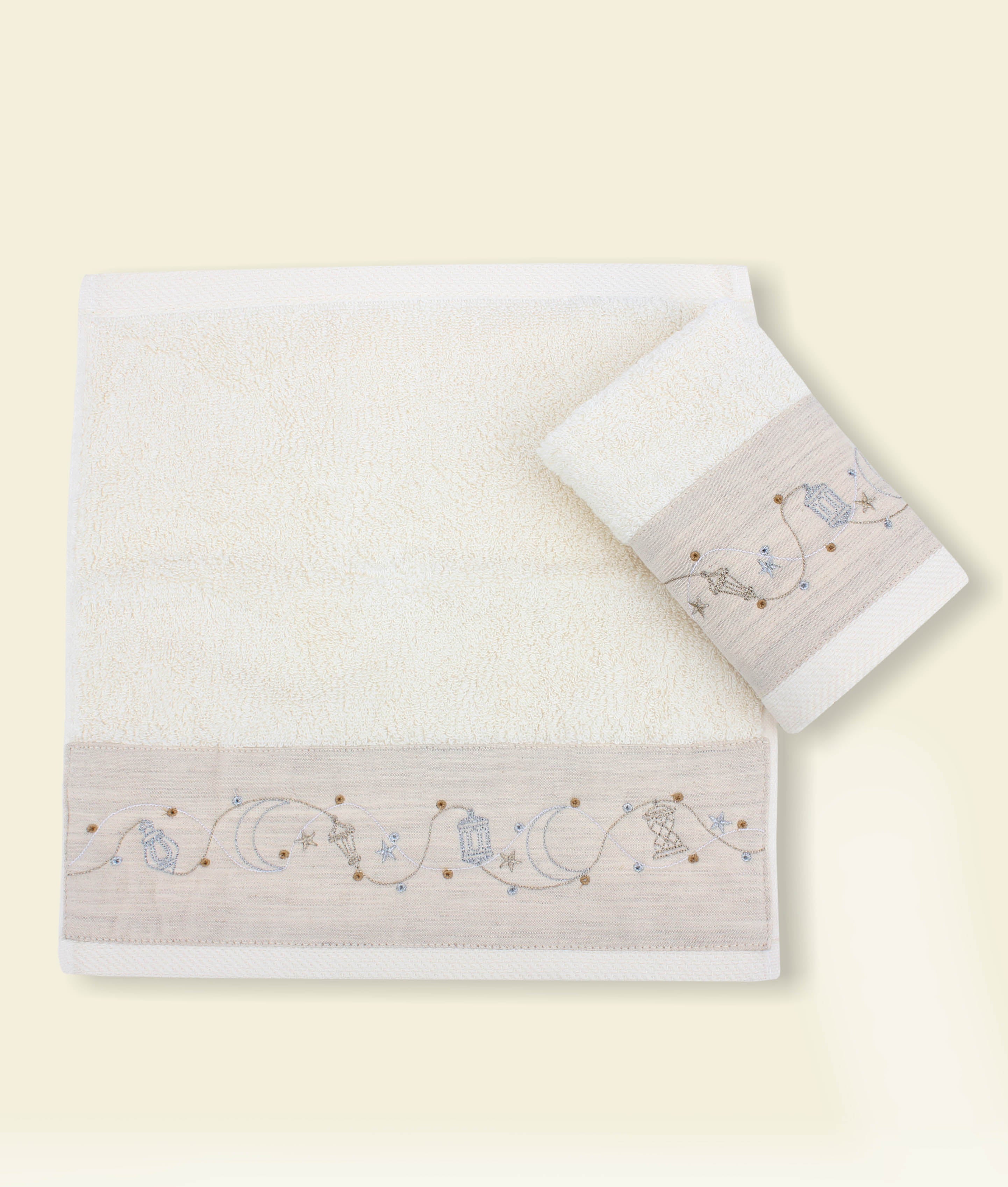 Fawanees linen Guest Towels Set